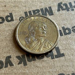 Side Date Sacagawea One Dollar Coin $1